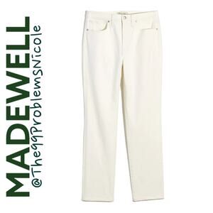 Madewell The Plus Girljean in Tile White